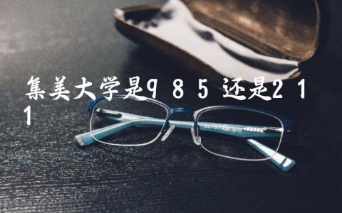 集美大学是985还是211