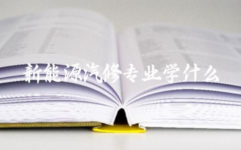 新能源汽修专业学什么