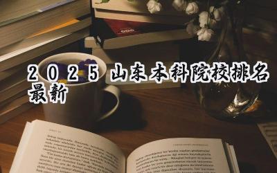 2025山东本科院校排名最新