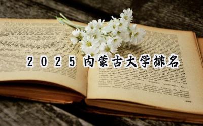 2025内蒙古大学排名