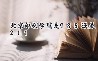 北京印刷学院是985还是211